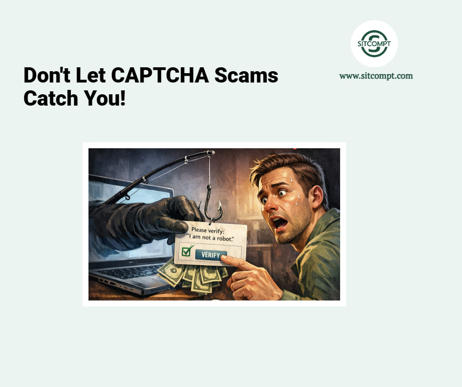A user clicking the verify button.